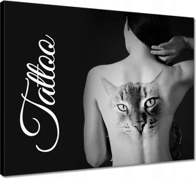 Vászonkép 50x40 Tetovált lány