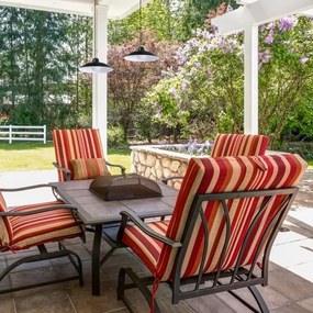 LED állítható fényerejű napelemes függesztett lámpa LED/6W/3,7V 800 mAh IP44 + D