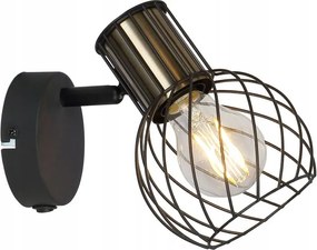 Argusto reflektor fekete matt Globo nappaliba és hálószobába