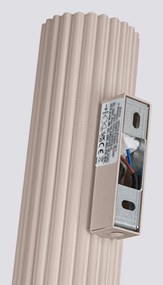 Szürkésbarna fém fali lámpa Gleam – Sollux