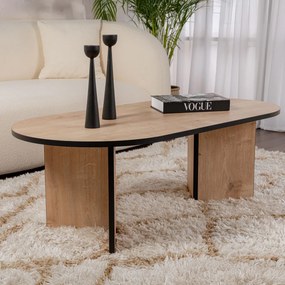 Sable Sapphire Oak Black konferenciaasztal