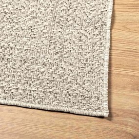 ZIZUR krém juta hatású beltéri és kültéri szőnyeg 60x110cm