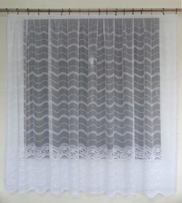 Mg Függöny 585/1 Fehér 300X180 kész Pol szalaggal