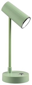 Világoszöld LED szabályozható asztali lámpa (magasság 28 cm) Lenny – Trio