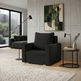 DIZY fotel ágyfunkcióval Fekete