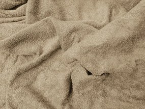 Frottír EXCLUSIVE bézs lepedő 200x220 cm