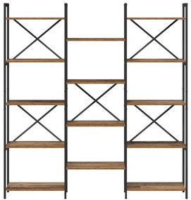 Könyvespolc Régi fa 156 x 25 x 167.5 cm Faanyag