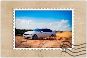 Poszterek 120x80 Bmw Drift a homokban