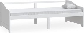 vidaXL fehér 3 személyes tömör fenyőfa kanapéágy 90 x 200 cm