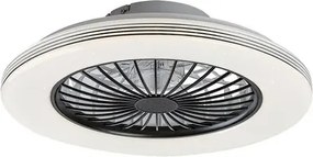 Dalfon2 ventilátoros beltéri mennyezeti lámpa 48w 3100lm ip20 távirányítóval