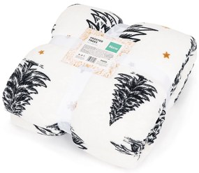 4Home Frosted Trees gyapjú hatású pléd, 150 x 200 cm