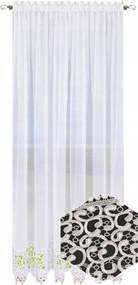 Kész függöny hosszú 230x400 Csipkés függönyök nappaliba, csipkés függöny