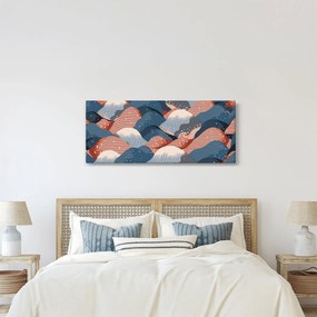 Kép - Japán hullámok (120x50 cm)