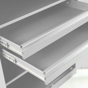 SZYMON szerszámos szekrény, 920 x 1850 x 500 mm, szürke