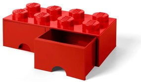 Piros 2 fiókos tárolódoboz - LEGO®