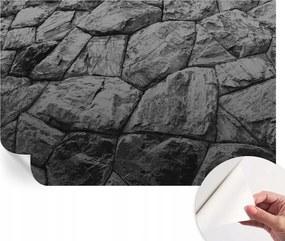 Öntapadós tapéta Divatos 3D fali ragasztóval Kő textúrák 104x70 cm