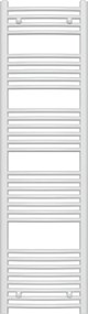 Novaservis - Fürdőszobai törölközőszárító radiátor 648W/230V 160x45 cm fehér, lekerekített