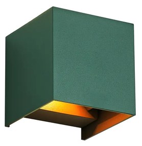 Kültéri fali lámpa sötétzöld, LED-del, IP54 - Edwin