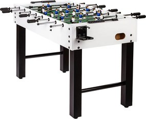 GamesPlanet® Csocsóasztal GLASGOW Fehér 121 x 101 cm