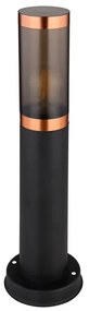 Globo 3158BC - Kültéri lámpa BOSTON 1xE27/23W/230V IP44 45 cm fekete/réz