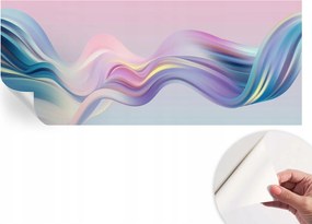 Design fali fotótapéta öntapadós Színes hullámok 250x104 cm