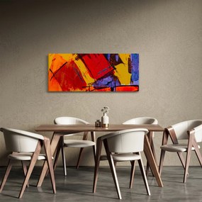 Absztrakciós kép (120x50 cm)