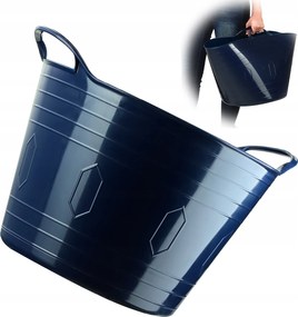 Kosár Flexibilis Szennyestartó Univerzális Medence 42L Sötétkék