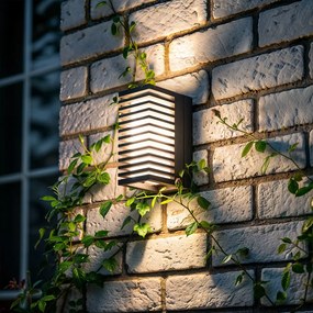 RENDL CLAIRE RC fali lámpa antracit opálakril 230V LED 6W IP54 3000K