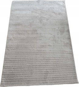 Modern plüss szőnyeg 160x230cm rövid puha sörtékkel,bézs szín