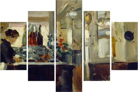 Kép - Style of Edouard Manet, Bon Bock Cafe, reprodukciók (150x105 cm)