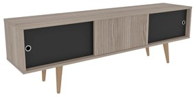 TV szekrény Ecranissa (tölgy + fekete). 1107291
