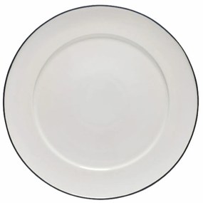 Fehér Beja kerámia tálaló tányér / tálca, 38 cm, COSTA NOVA