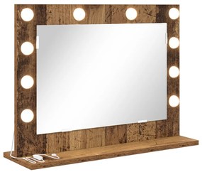Pipere Tükör Régi fa Fa 60 x 45 x 18 cm Tükör Pipere tükör