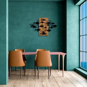 Shoal fa fali dekoráció, 58×88 cm