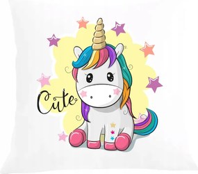 Párna párnahuzat Cuki Unicorn