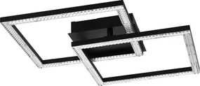 EGLO 99799 LEJIAS Modern LED Mennyezeti Lámpa Fekete, Átlátszó LED IP20