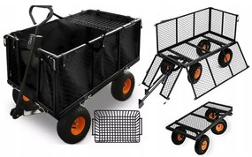 Kerti kocsi felfújható kerekeken 220 l / 350 kg