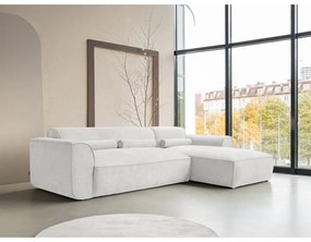 Fehér sarokkanapé (jobb oldali) Flex Felix – Miuform