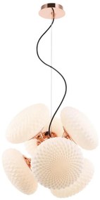 Klausen 106002 - Csillár zsinóron STELLAR 6xG9/4W/230V rose gold