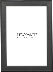 Fekete képkeret poszter 10x15 cm elegancia a belső térben