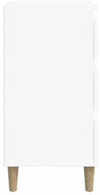 fehér szerelt fa éjjeliszekrény 40 x 35 x 70 cm