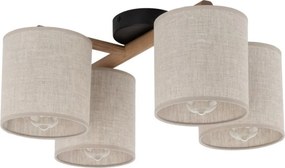 TK Lighting DEVA 6866 Plafonlámpa 4x15W/E27 IP20