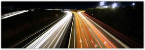 Poszterek 200x66 Autópálya Utca Éjszaka