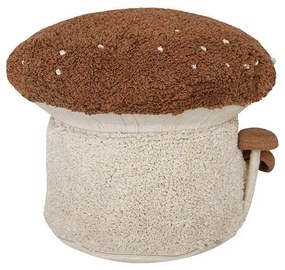 Téglavörös-krémszínű gyerek babzsákfotel Boletus – Lorena Canals