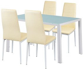 Liana 4+1 étkező garnitúra bézs