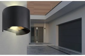 Globo 34168RB - LED Kültéri fali lámpa VERONIKA 2xLED/3W/230V IP44 fekete