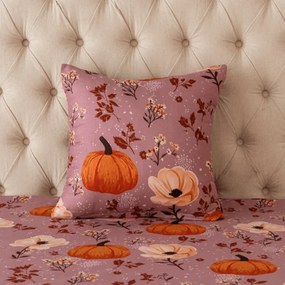 Mikroszálas párnahuzat PUMPKINS ROSAVIE 45x45 cm, óarany rózsaszín