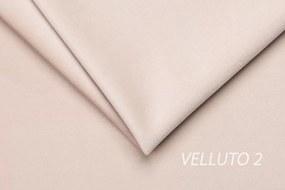 kárpitozott ágy háloszoba Nicole - 140x200, Velluto 2 / Lábak fekete