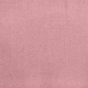 Sarokágy keret fejtámlával Rózsaszín 100 x 200 cm Bársony