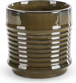 Dekorációs virágtartó Sami 17x17x17 Eurofirany barna